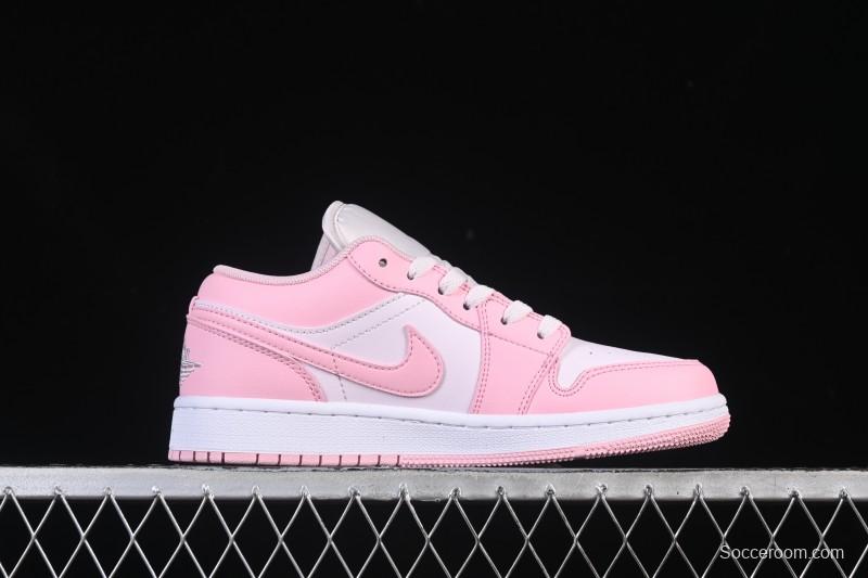Nike Air Jordan 1 Low AJ1 Pearl Pink Low-top Casual Sneakers - 553560-614
