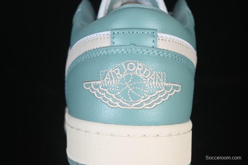 Nike Air Jordan 1 Low AJ1 Fresh Mint Green Low-Top Casual Skate Shoes DC0774-138