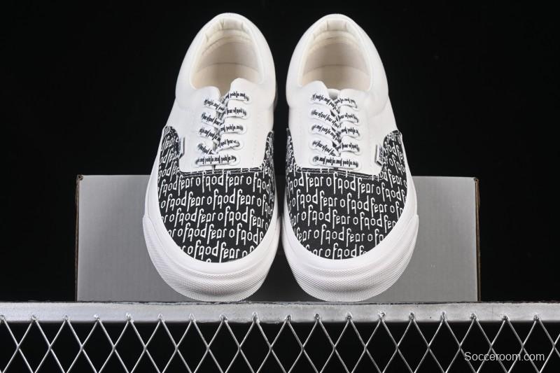 Vans Era 44 Low-Top Casual Skate Shoes with All-Over Logo Print - VN0A3MQ5PZP1