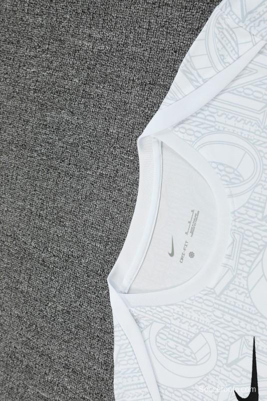 25/26 Chelsea White Short Sleeve Jersey+Shorts