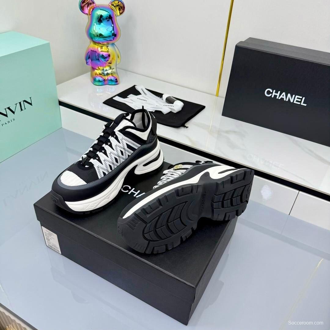 Chanel 2025/SS Panda Loafers Casual Sneakers - LY00360
