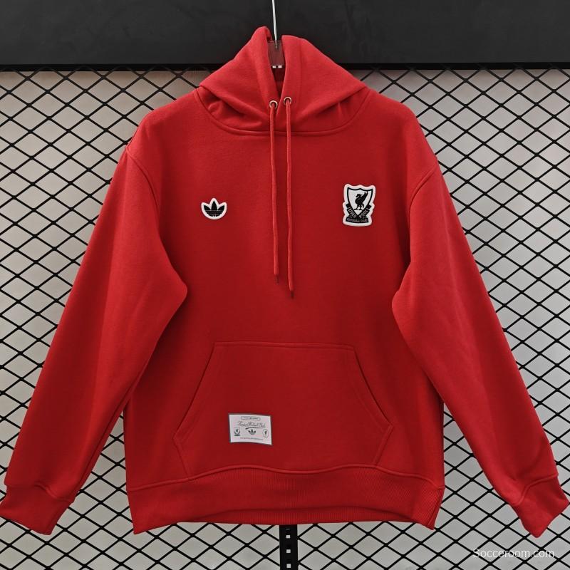 25/26 Liverpool Embroidered LogoHoodie 7 Colors