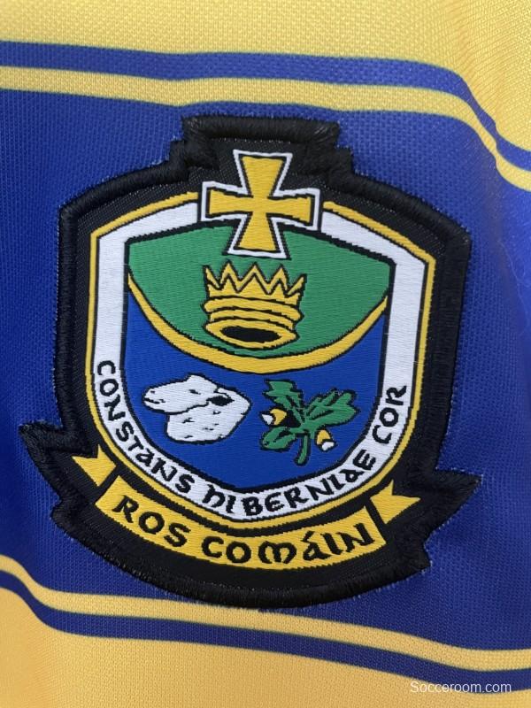 25/26 Roscommon GAA Yellow with Blue Hoops Home Jersey