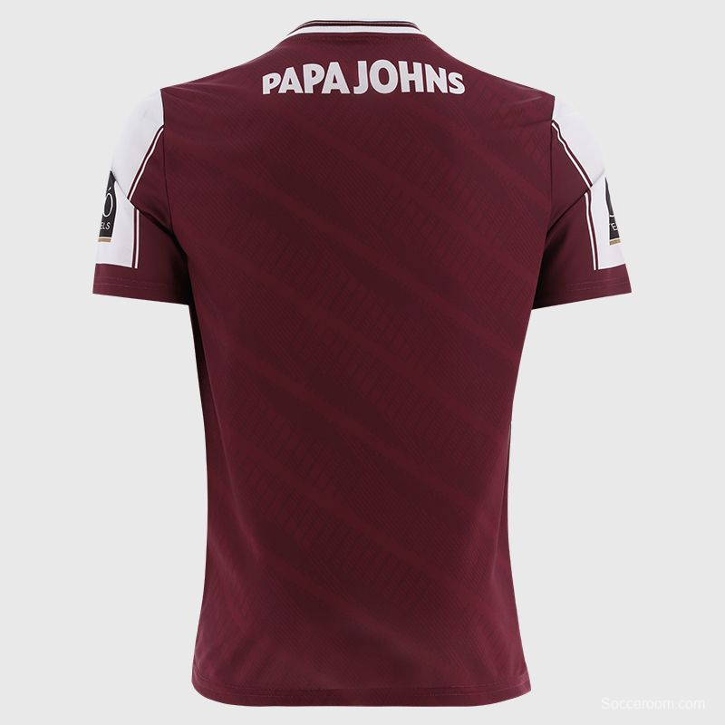 25/26 Galway GAA Maroon with White Trim Home Jersey