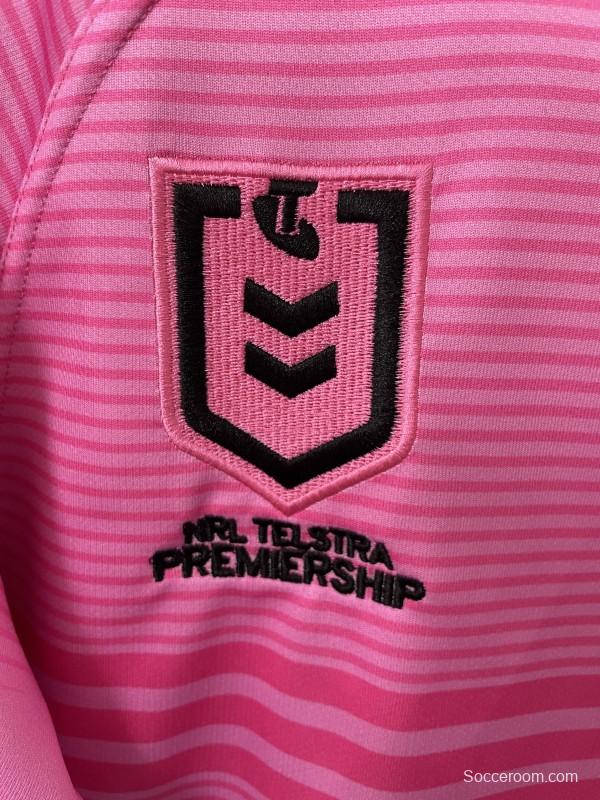 25/26 Penrith Panthers Pink with Gradient Horizontal Stripes Jersey