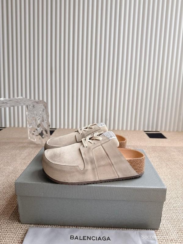 Balenciaga Birkenstock Boston Soft Footbed Platform Sandals - AS00260