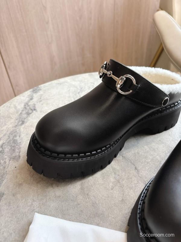 Gucci Mule Shoes with Horsebit Detail - LY00320