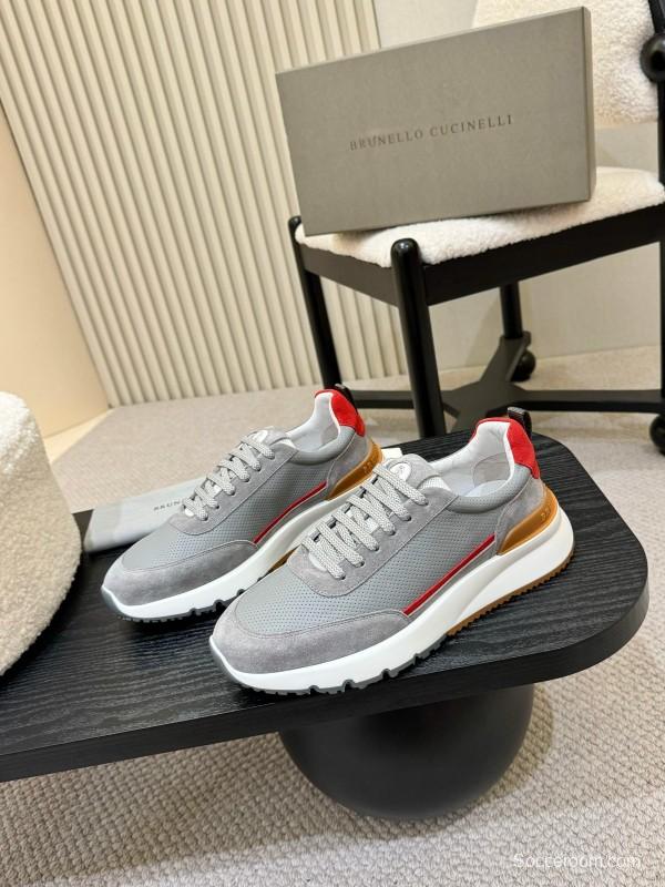 Brunello Cucinelli Casual Sneakers with Seasonal Colors and Retro Design - KFY00320