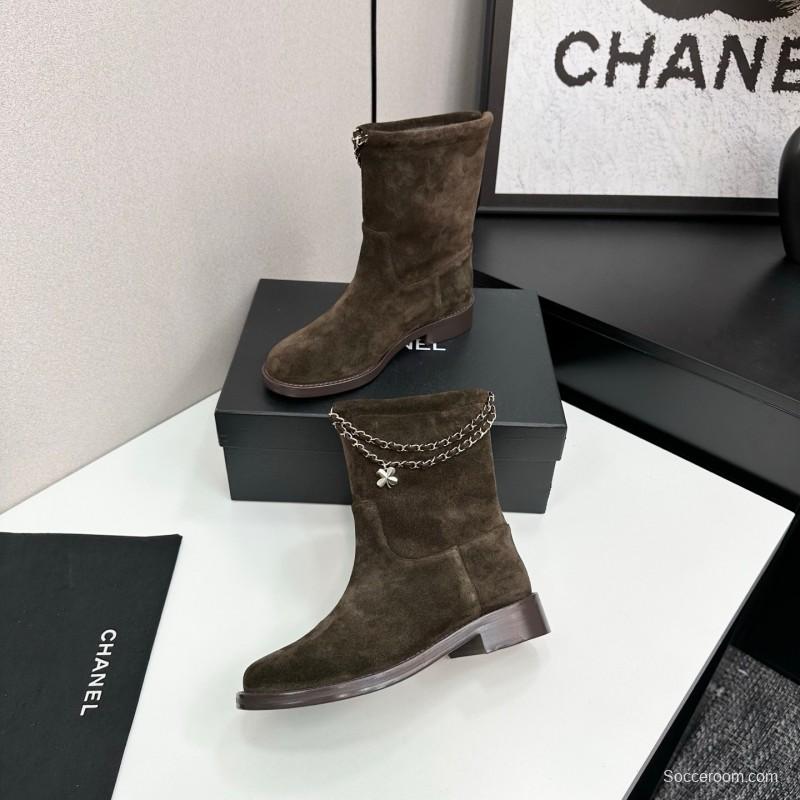 Chanel 2025 SS Short Boots Essential Fall Winter Item - LY00420
