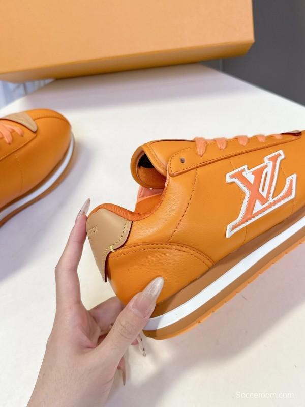Louis Vuitton 2025 SS Pharrell Williams Collaboration Thick Sole Sneakers Retro Running Shoes - KFY00380/KFY00390