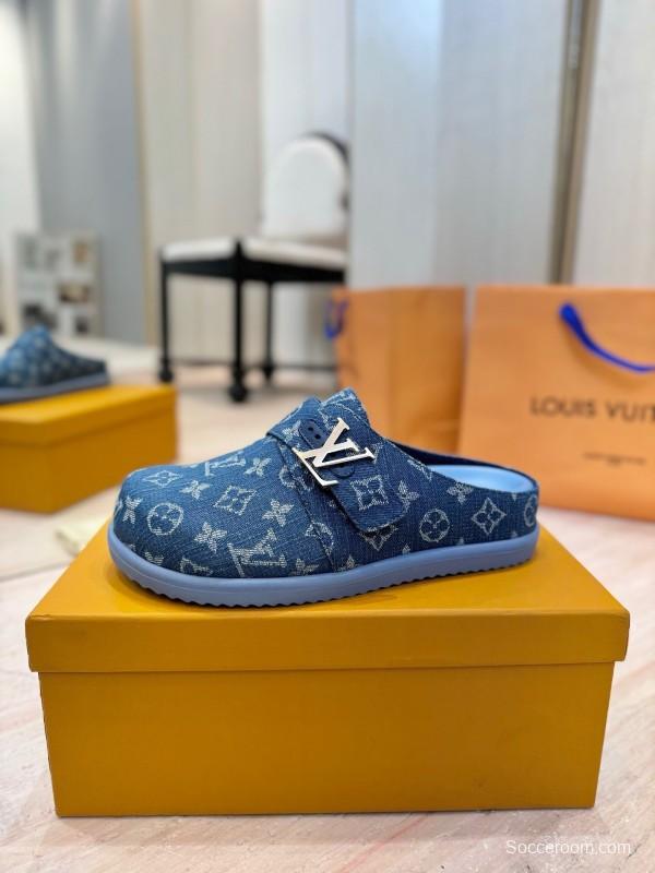 Louis Vuitton 2025 SS Monogram Sandals Couple Edition Lazy Style - KFY00291
