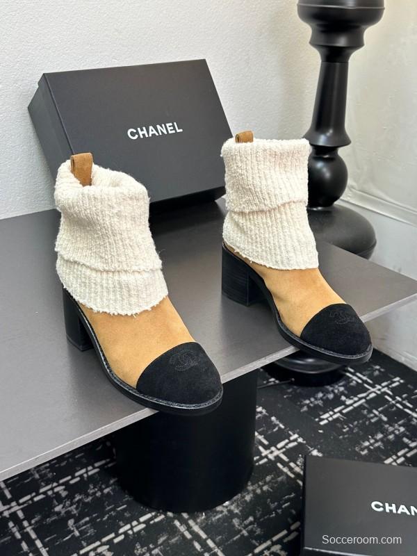 Chanel 2025 SS Short Boots Essential Fall Winter Item - LY00260