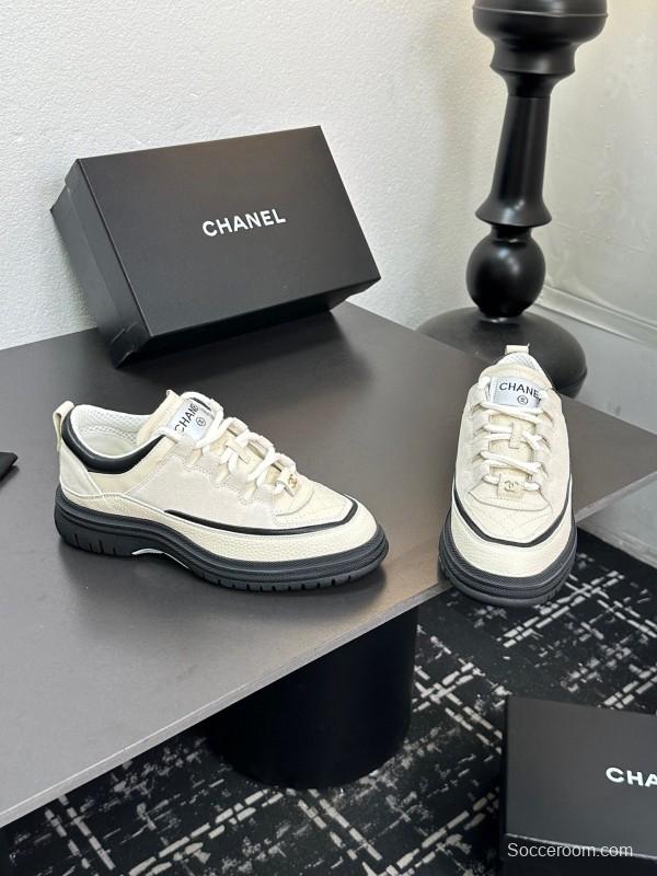 Chanel 2025 SS Milan Runway Chunky Sole Sneakers - LY00320