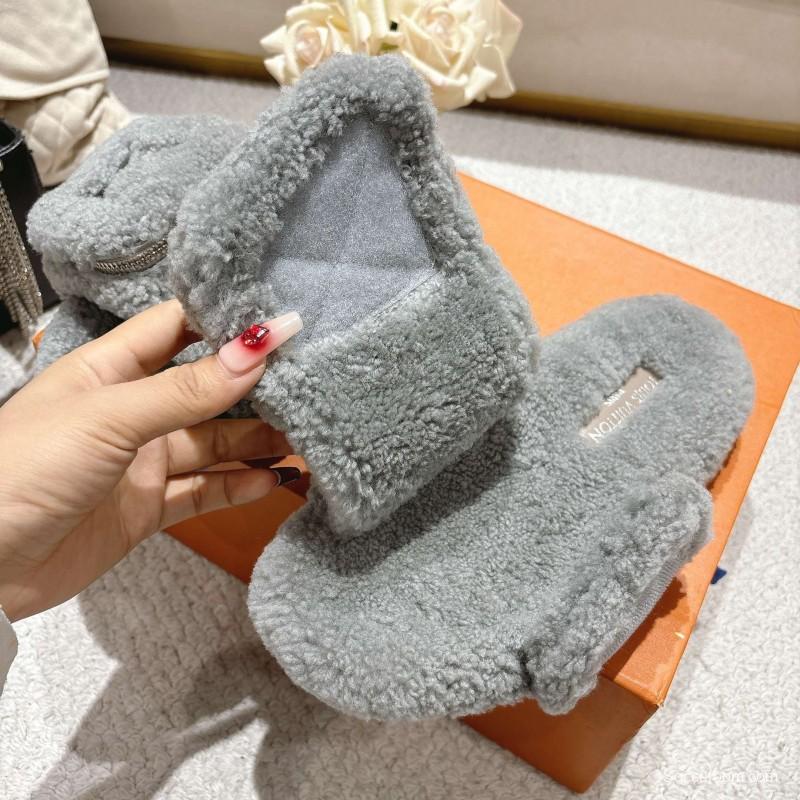 L牌 Wool Lazy Slippers - LY00260
