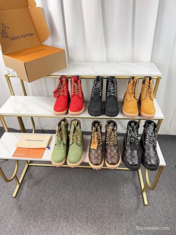 Timberland 6-Inch Monogram Ankle Boots Water-Resistant Suede Collaboration Edition - LY00380