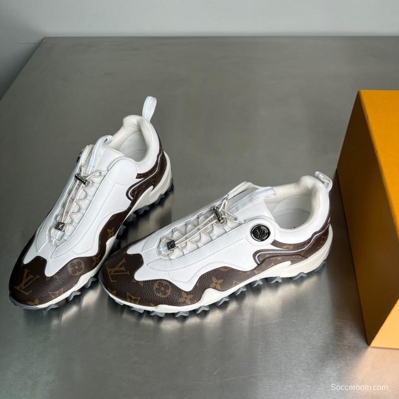 Louis Vuitton LV Circle Low-Top Casual Shoes with Anti-Slip Metal Accessories - YC