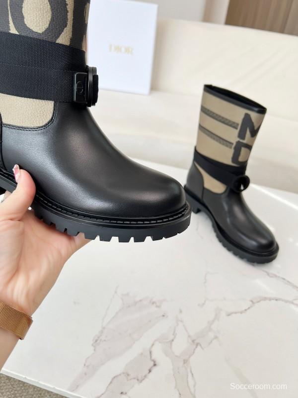 Dior 2025/SS Autumn Winter Boots Retro Work Boots Slip-On - LY00320