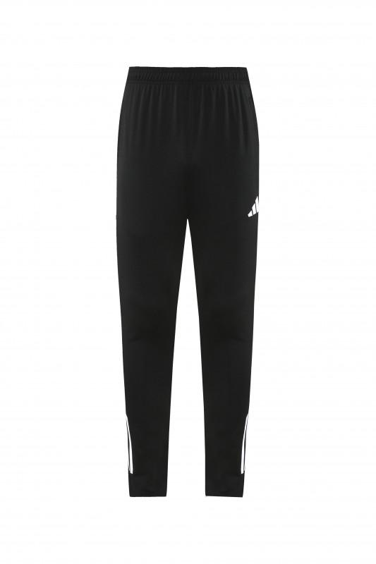 25/26  Adidas Black Full zipper Jacket Tracksuit+ long pants