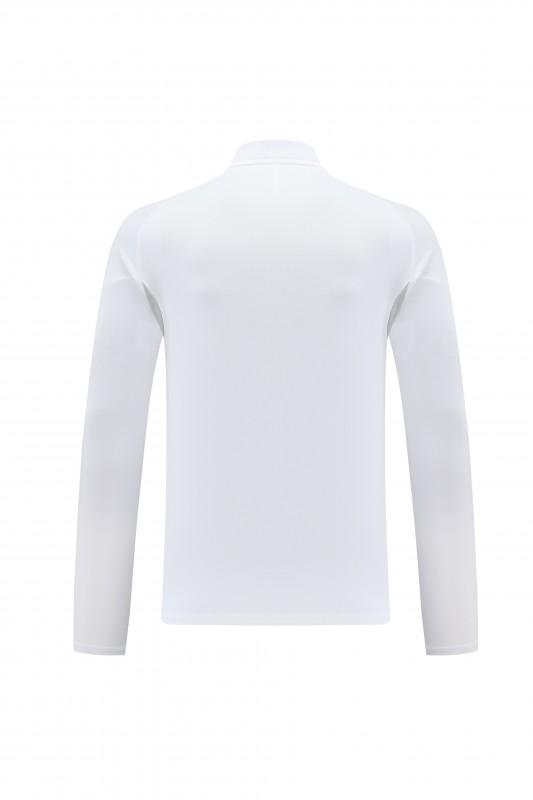 25/26  Adidas White Full zipper Jacket Tracksuit+ long pants