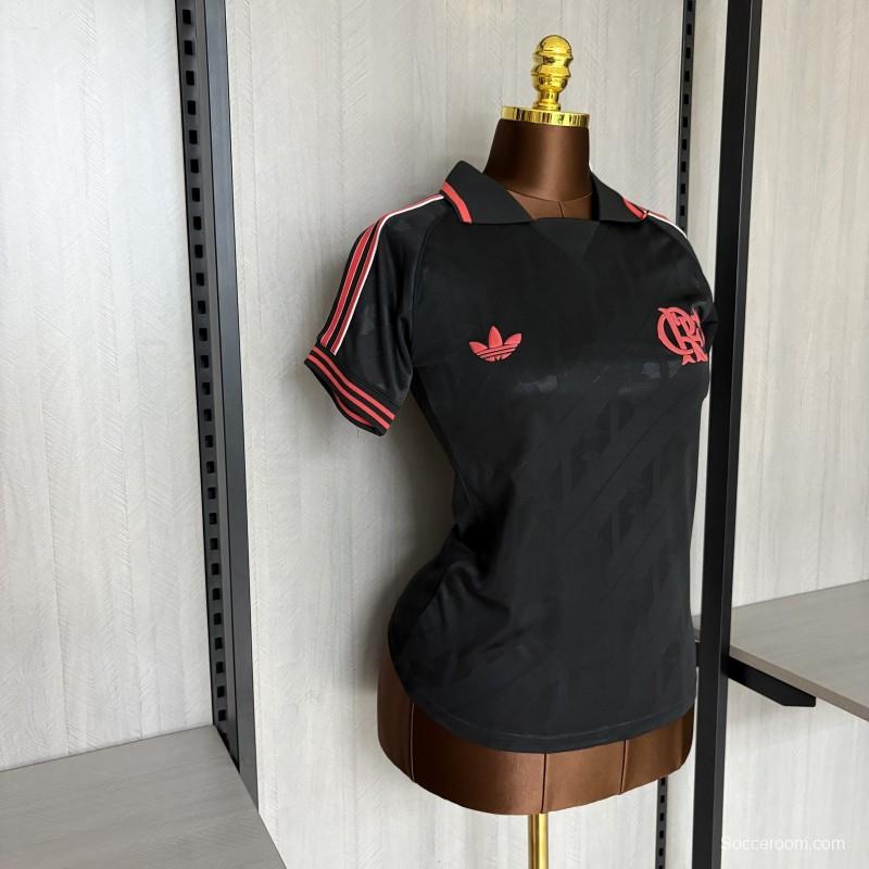 25/26 Women Flamenco Retro Black Jersey