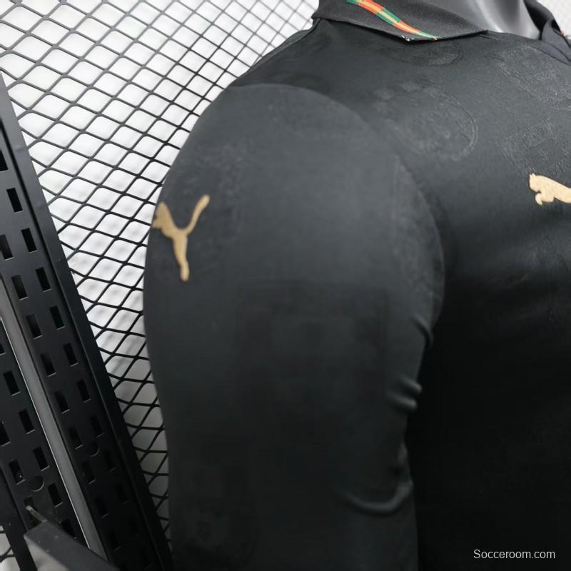 Player Version 2026 Portugal Goalkeeper Dark Grey Long Sleeve Jersey