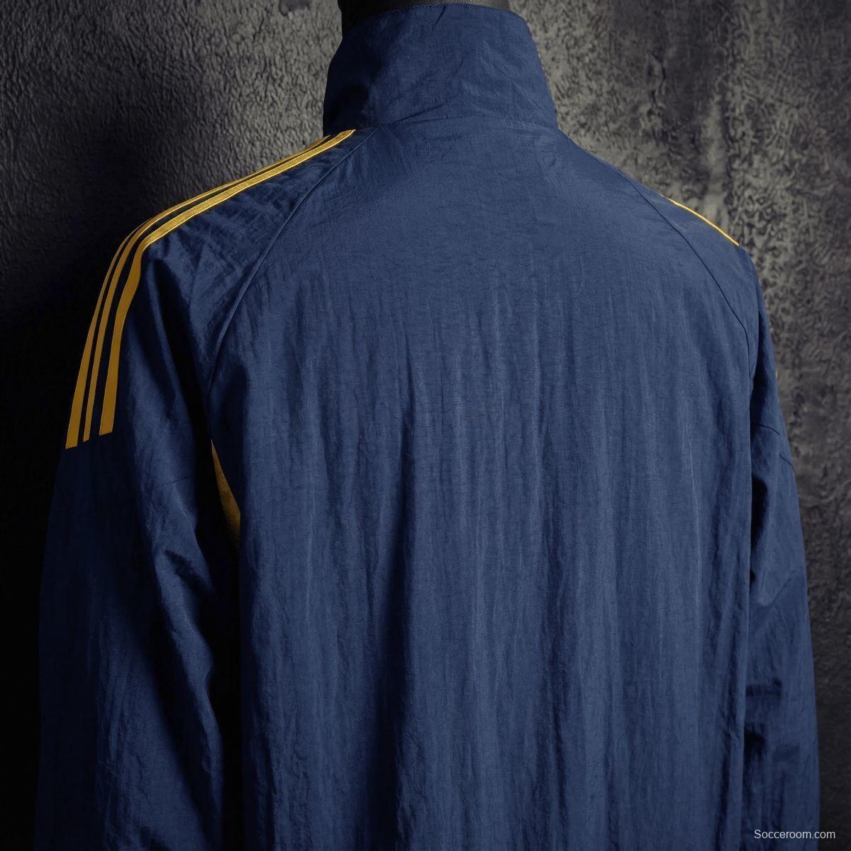 2026 Boca Juniors Black Jacket Windbreaker
