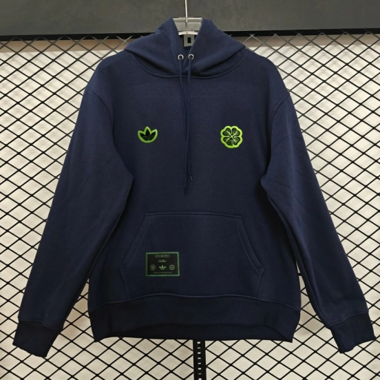 25/26 Celtic Embroidered Logo Hoodie 9 Colors