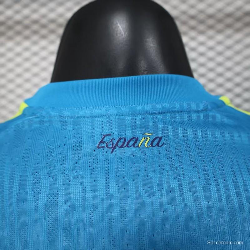 2026 Player Version Spain Away Blue Jersey