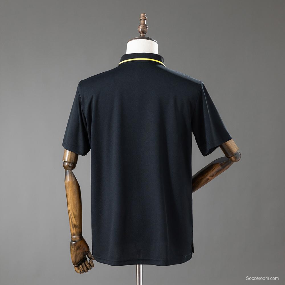 2026 Brazil Polo Black Jersey