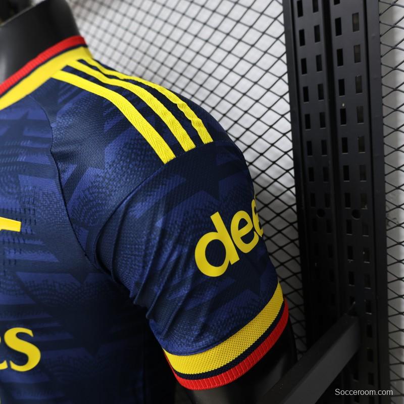 layer Version 26/27 Arsenal Navy Blue with Geometric Pattern Third Jersey
