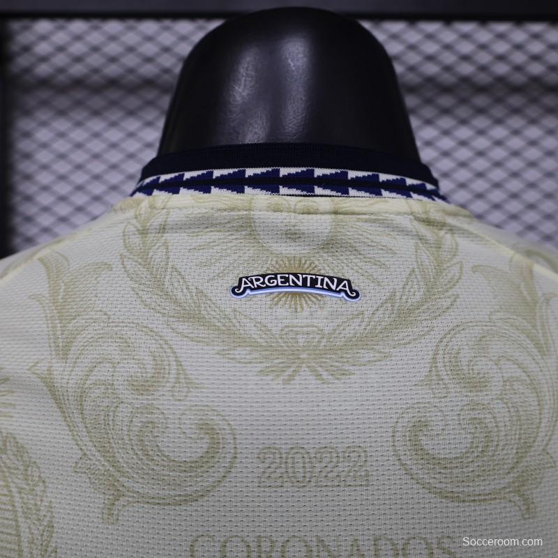 Player Version 26/27 Argentina  Champagne Special Edition Jersey