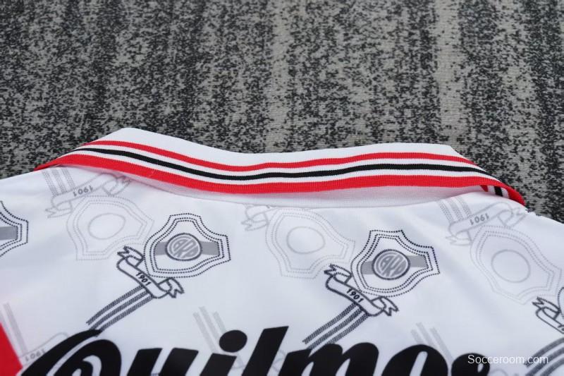 Retro 96/97 Kids River Plate Home Jersey