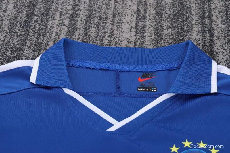 Retro Kids 1997 Brazil Away Jersey