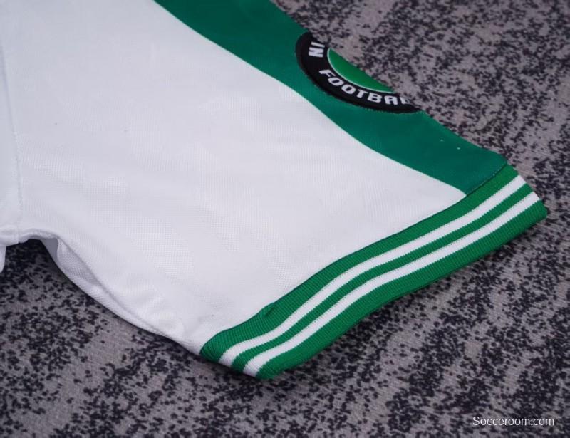 Retro 1996 Kids Nigeria Away White Jersey