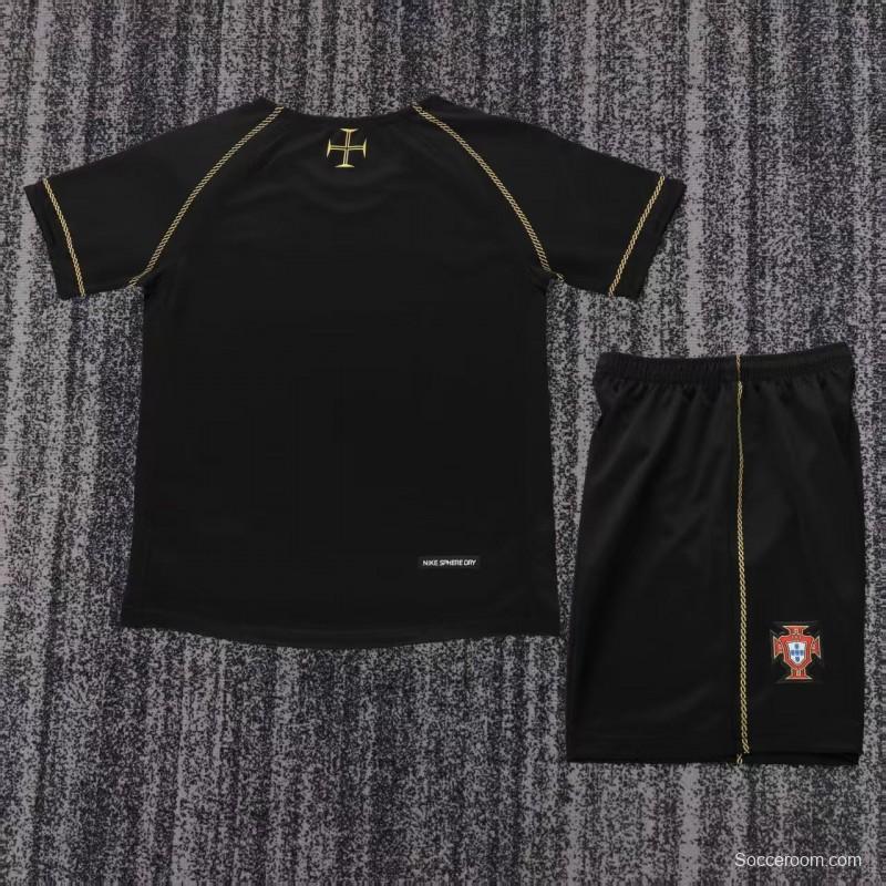 Retro Kids 2006 Portugal Away Jersey