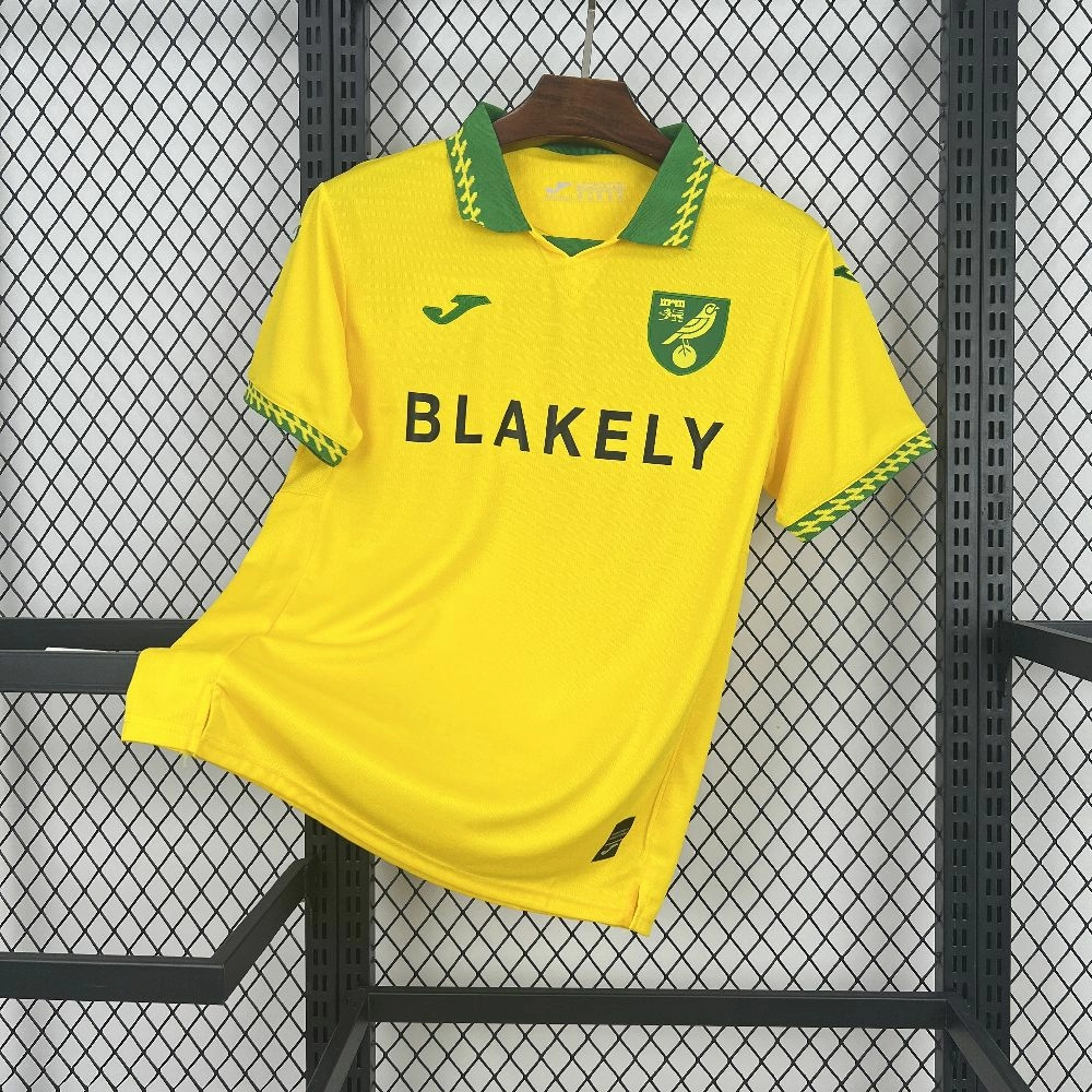 2025/26 Norwich City FC Home Jersey
