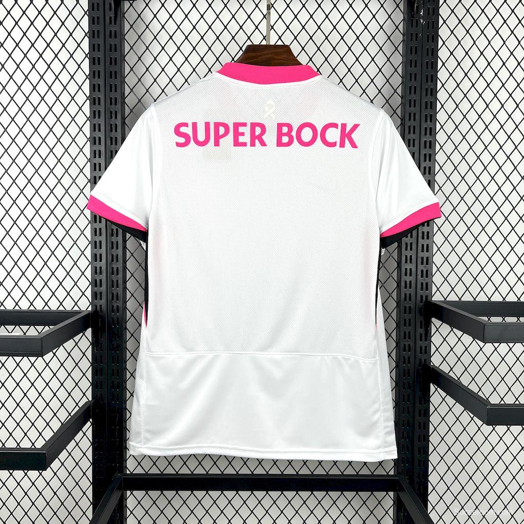 2025/26 Mens Sporting CP Pink October Jersey