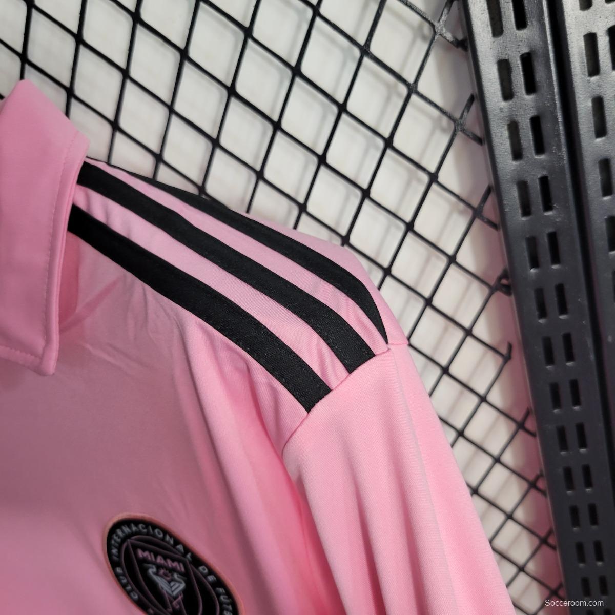 23-24 Inter Miami Home Pink MESSI Jersey