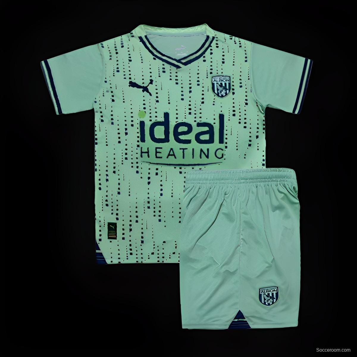 23/24 Kids West Bromwich Away Green Jersey