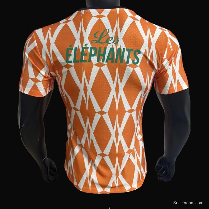 Player Version 2023 Ivory Coast Home Jersey