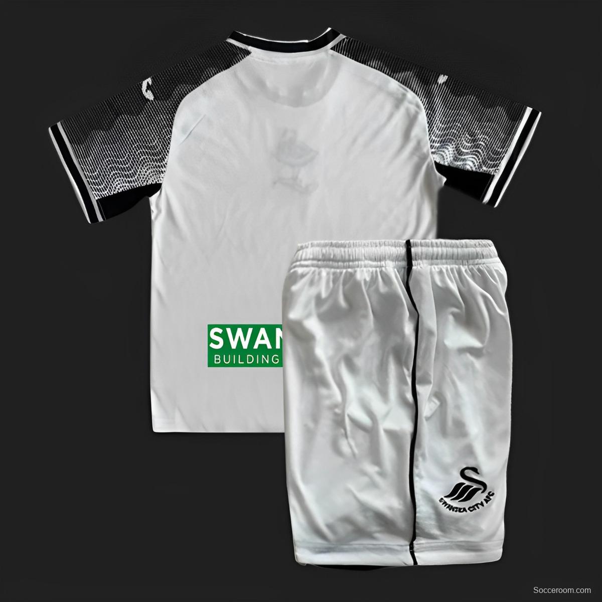 23/24 Kids Swansea City Home Jersey