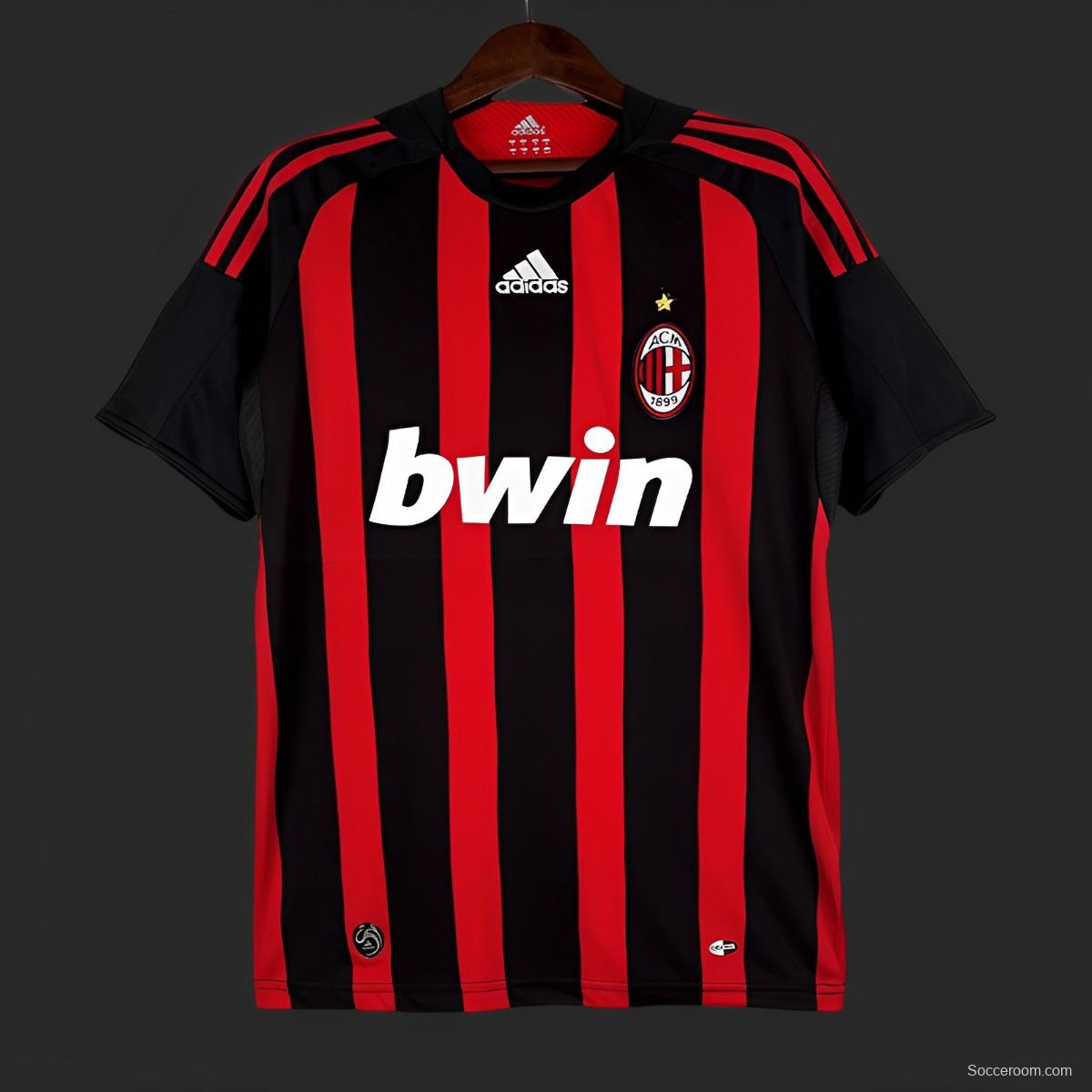 Retro 08/09 AC Milan Home Jersey