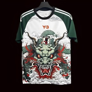 2024 Japan x Y3 Green White Dragon Special Jersey