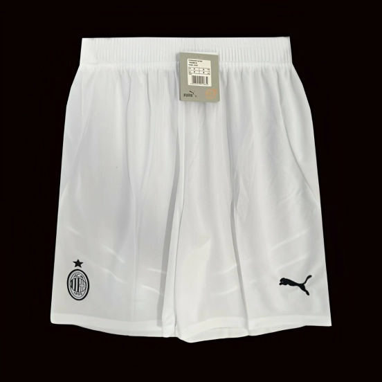 24/25 AC Away White Shorts