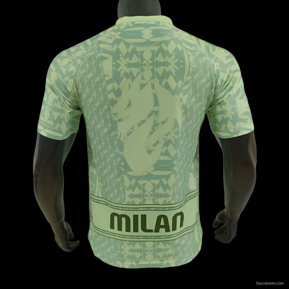 Player Version 24/25 AC Milan Green Special Jersey