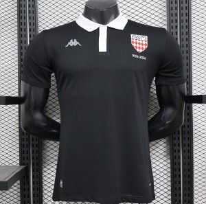 Player Version 24/25 AS Manaco Black 100th Anniversary Special Jersey