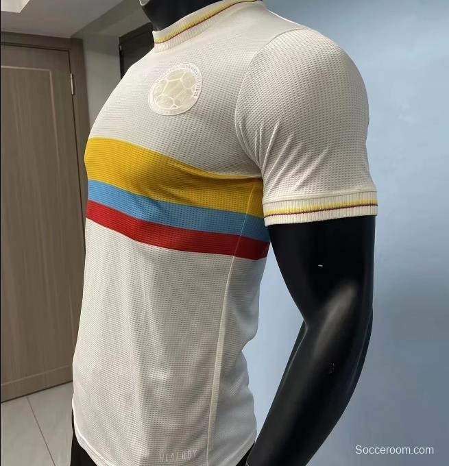 Player Version 2024 Colombia White 120Th Anniversary Jersey