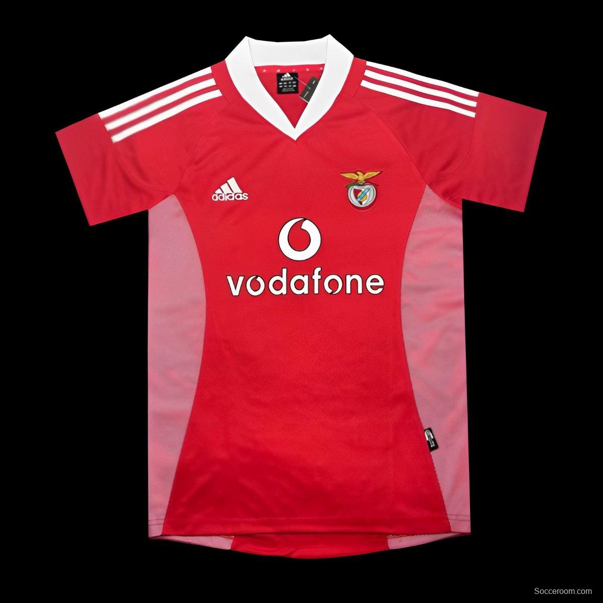 Retro 02/03 Benfica Home Jersey