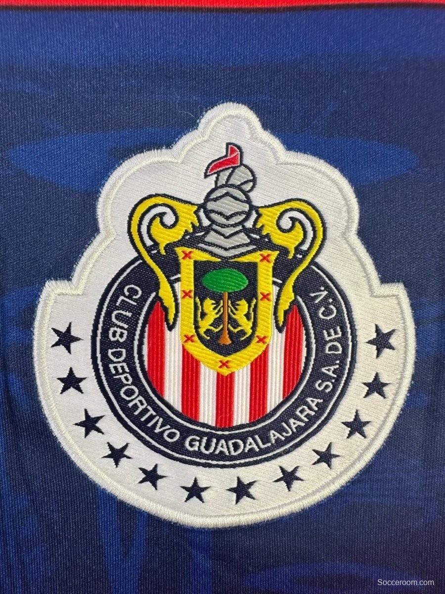 Retro 19/20 Chivas Guadalajara Away Long Sleeve Jersey