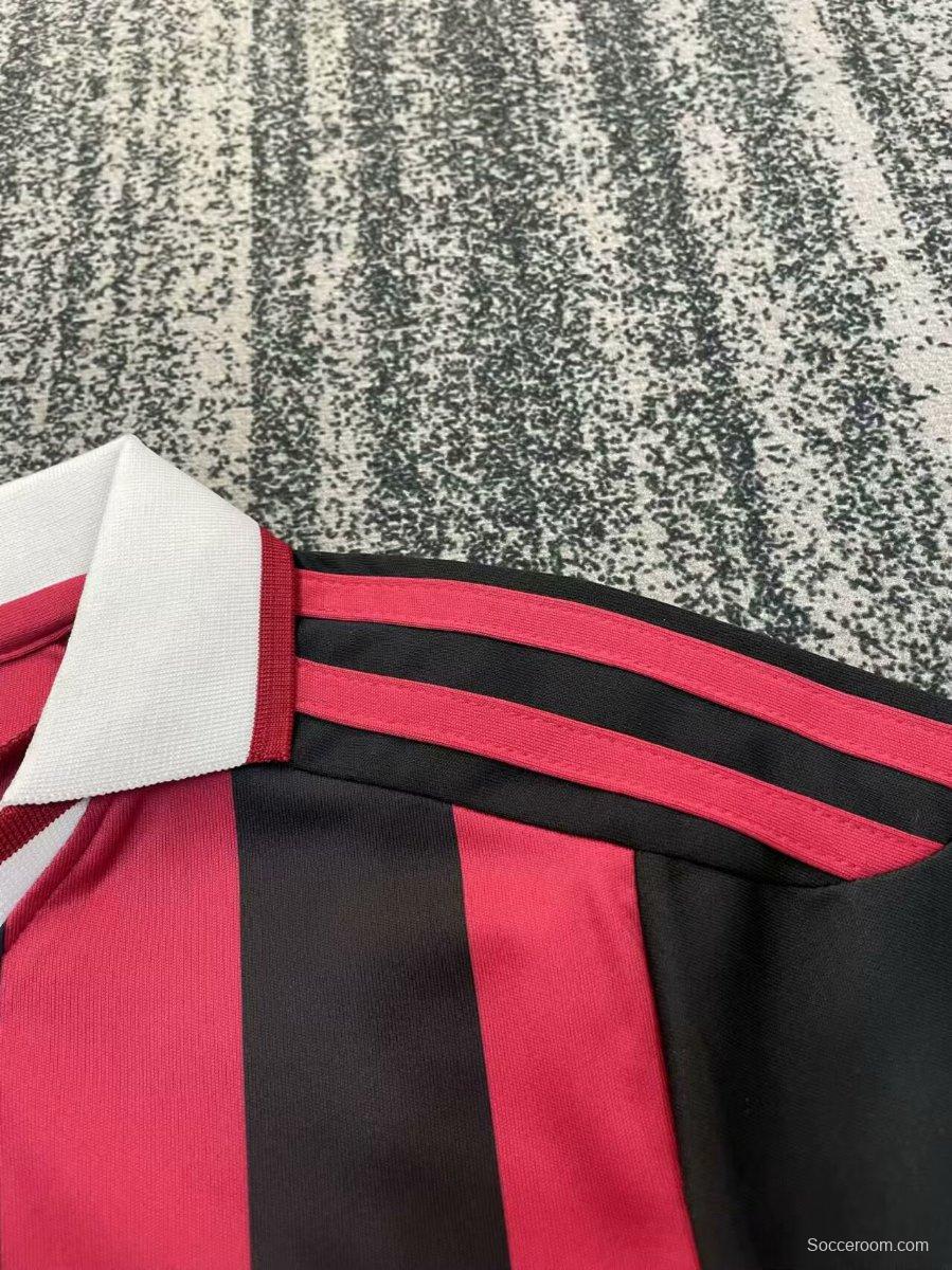 Retro Kids 09/10 AC Milan Home Jersey